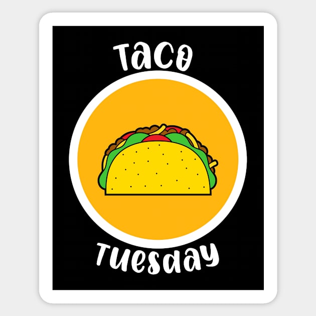 Cute Taco Lover Gift Sticker by SartorisArt1